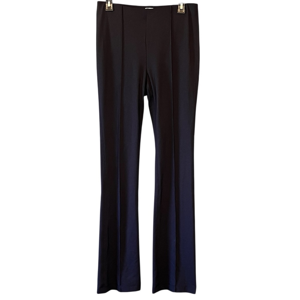 Elizabeth and James Black Front Seam, Stretch, Flare Dress Pants, Size Medium - Picture 2 of 8